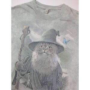 The Mountain Cat Wizard Gandalf Tie Dye T Shirt Adult Size XL